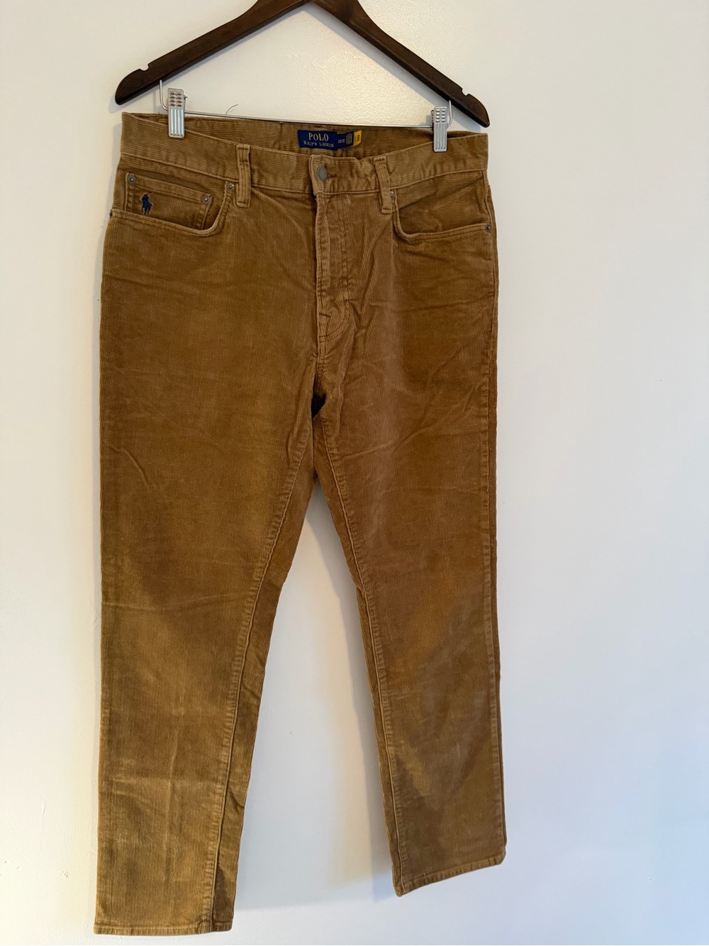 Ralph Lauren Men's Corduroy Pants in Camel Brown